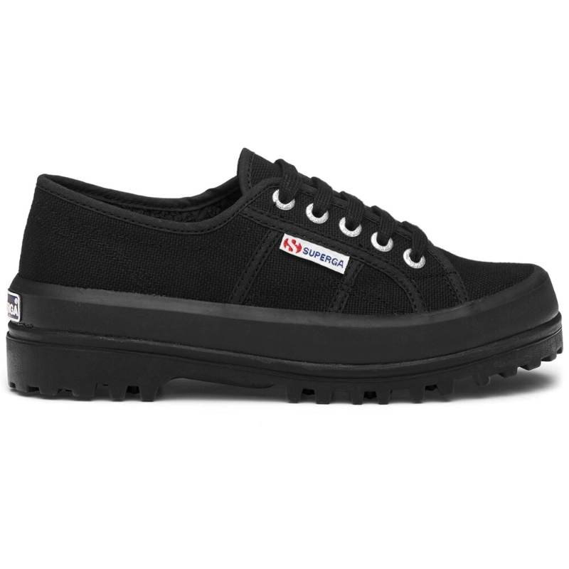 ZAPATILLAS MUJER SUPERGA URBANAS NEGRO S00F4B0996 2555 COTU ALPINA FULL BLACK - 1