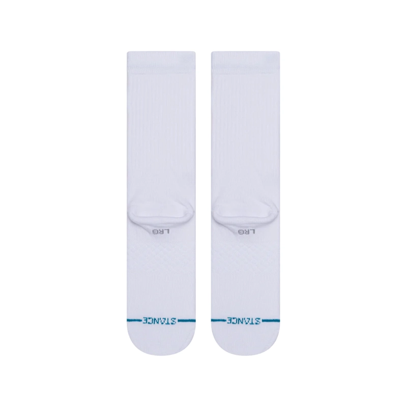 STANCE SOCK MEN ICON WHITE BLACK - 3