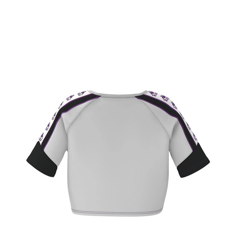 CROPTOP AUTHENTIC WOMEN FINNI WHITE BLACK VIOLET - 3