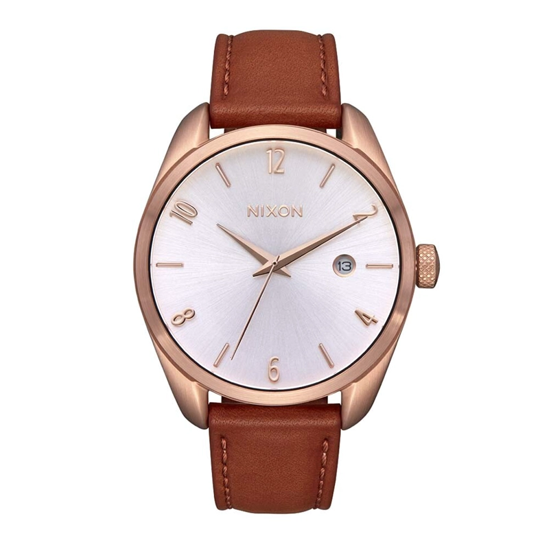 RELOJ DE PULSERA NIXON THALIA LEATHER ROSE GOLD WHITE - 1