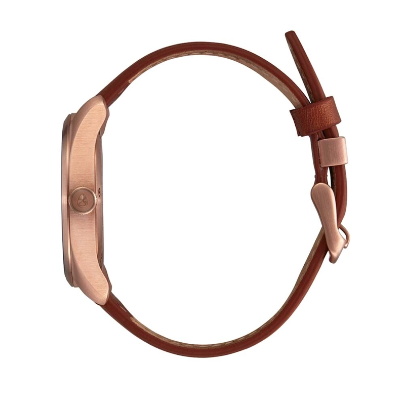 RELOJ DE PULSERA NIXON THALIA LEATHER ROSE GOLD WHITE - 2