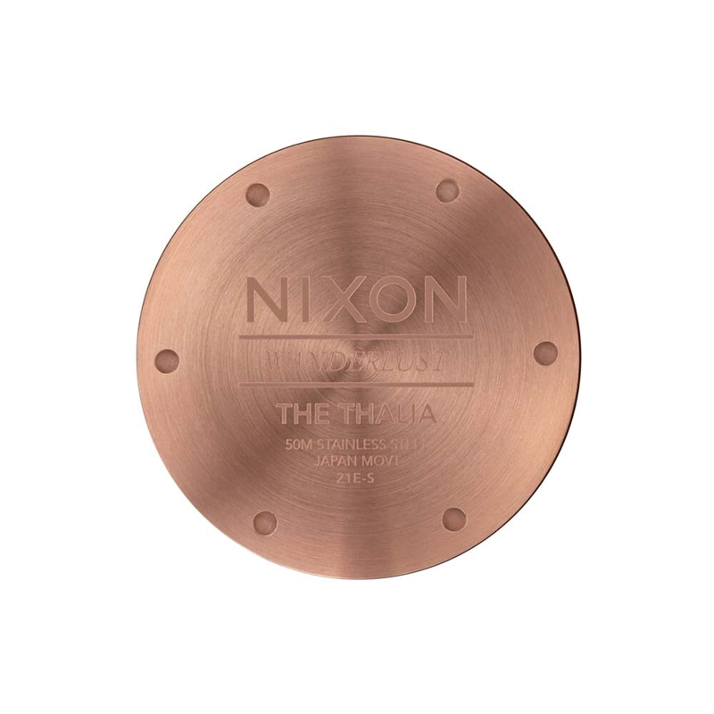 RELOJ DE PULSERA NIXON THALIA LEATHER ROSE GOLD WHITE - 4