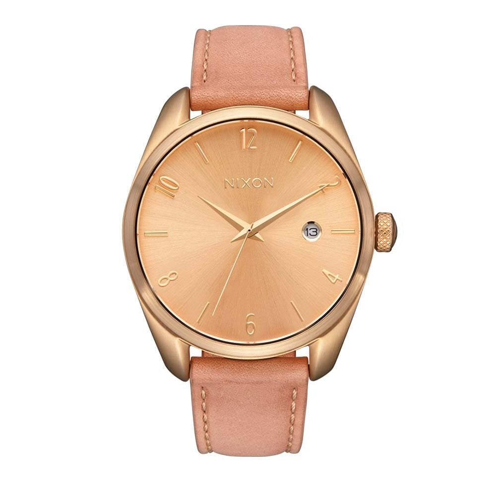 RELOJ DE PULSERA NIXON THALIA LEATHER LIGHT GOLD TAN - 1