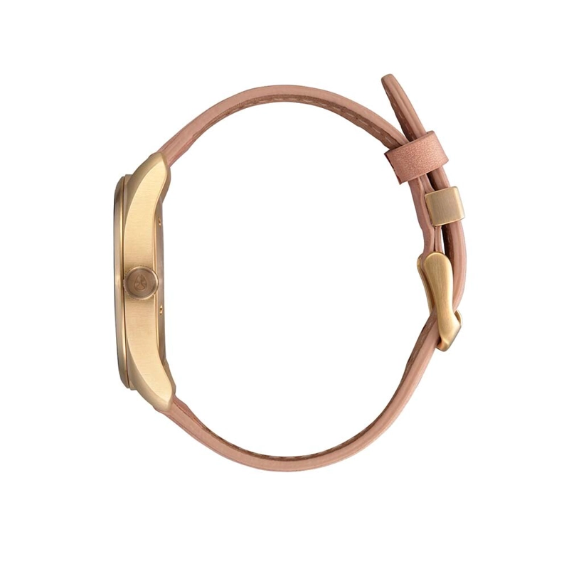 RELOJ DE PULSERA NIXON THALIA LEATHER LIGHT GOLD TAN - 2