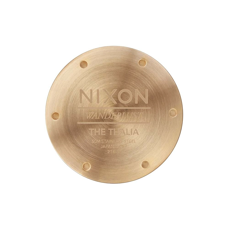 RELOJ DE PULSERA NIXON THALIA LEATHER LIGHT GOLD TAN - 4