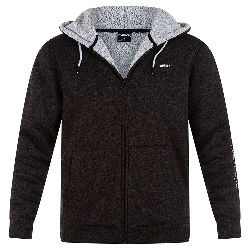 POLERON ZIPPER FASTLANE BURRITO BLACK HURLEY - 1