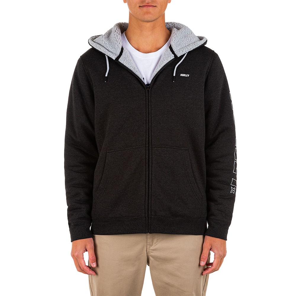 POLERON ZIPPER FASTLANE BURRITO BLACK HURLEY - 3