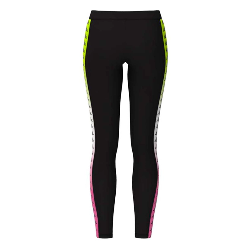 CALZA MUJER KAPPA BLACK FUXIA BANDA ATUS DEGRADE - 1