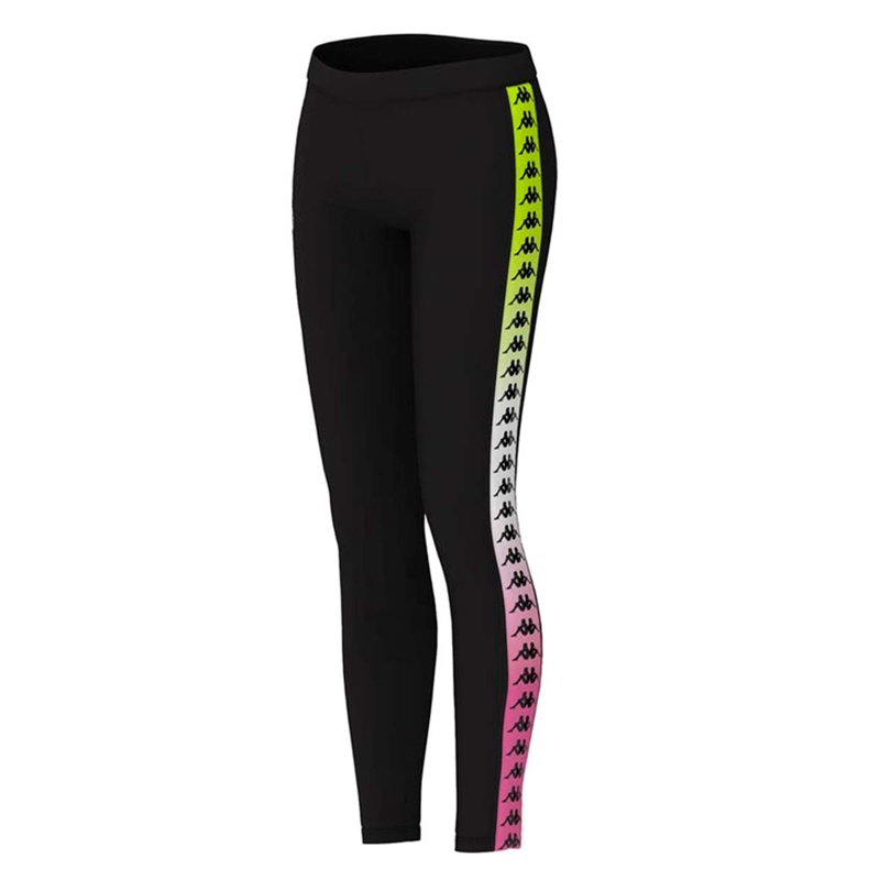 CALZA MUJER KAPPA BLACK FUXIA BANDA ATUS DEGRADE - 2