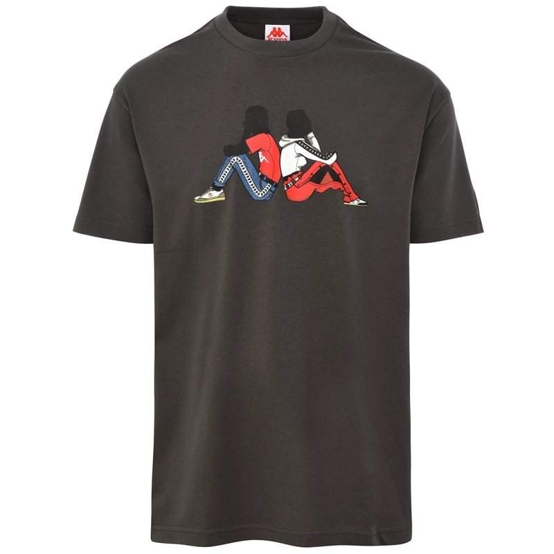 POLERA MEN 222 BANDA POP GREY BEIGE - 1