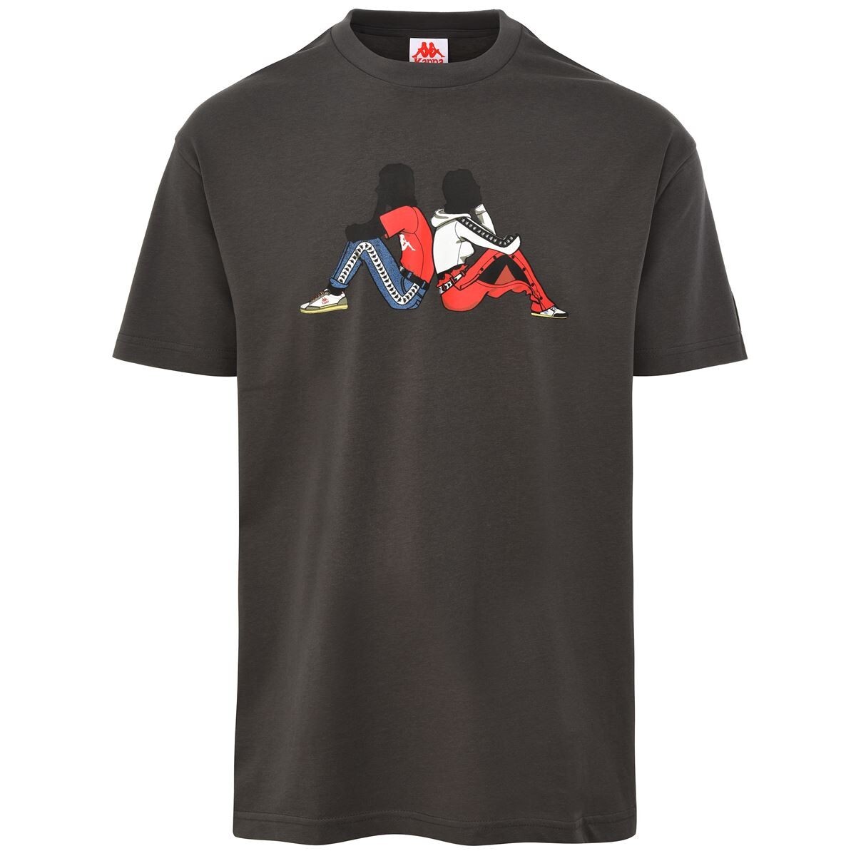 POLERA MEN 222 BANDA POP GREY BEIGE - 1