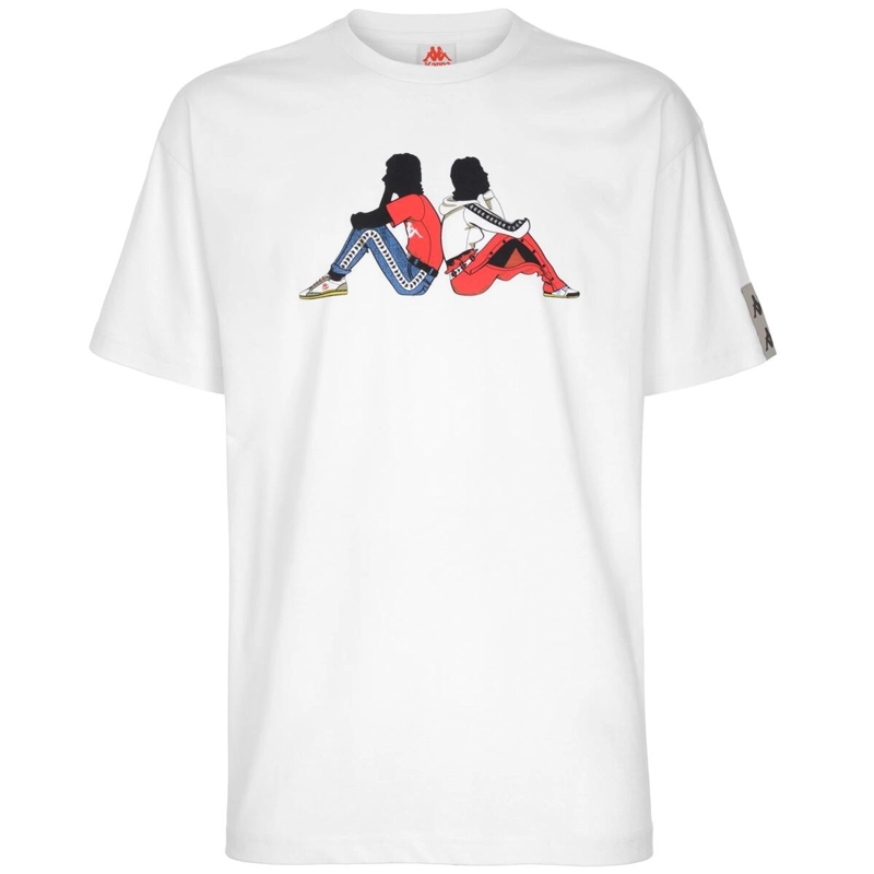 POLERA MEN 222 BANDA POP WHITE - 1