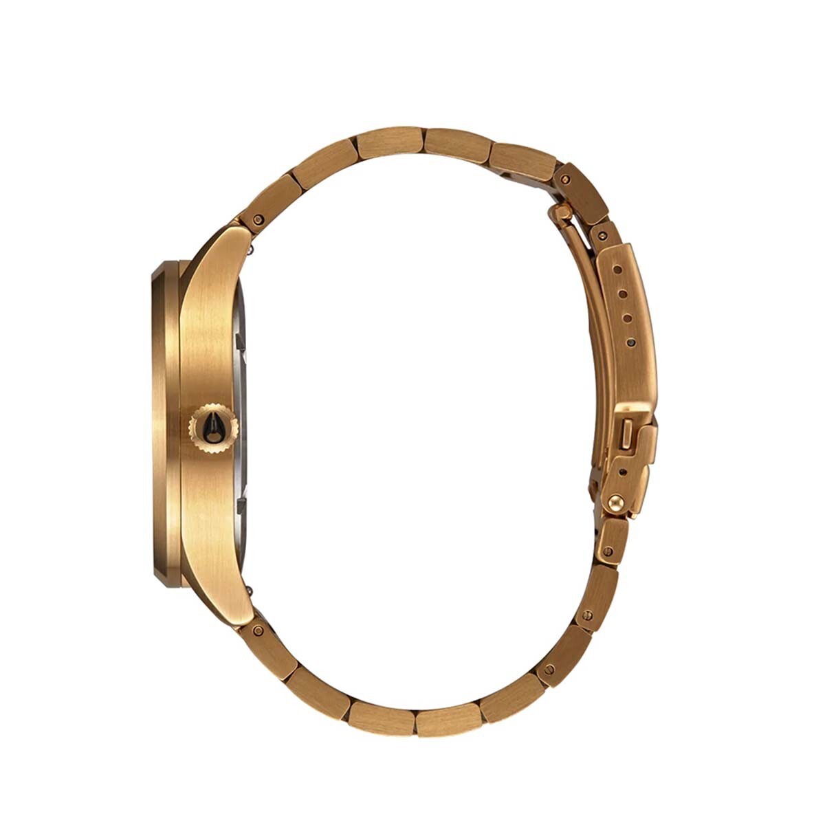 RELOJ SENTRY SOLAR STAINLESS STEEL ALL GOLD BLACK - 2