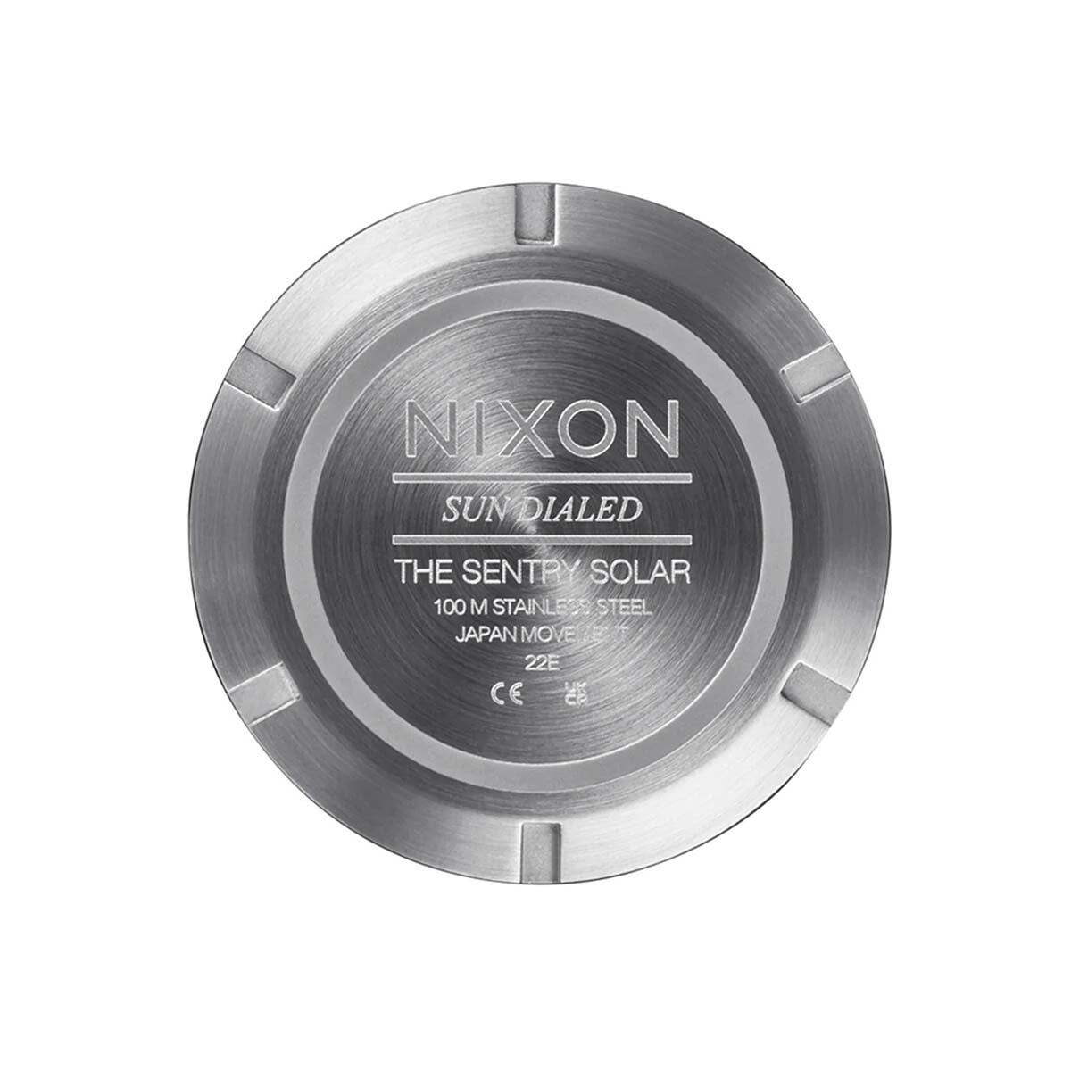 RELOJ SENTRY SOLAR STAINLESS STEEL ALL GOLD BLACK - 4