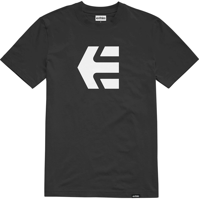 POLERA ICON BLACK WHITE ETNIES - 1
