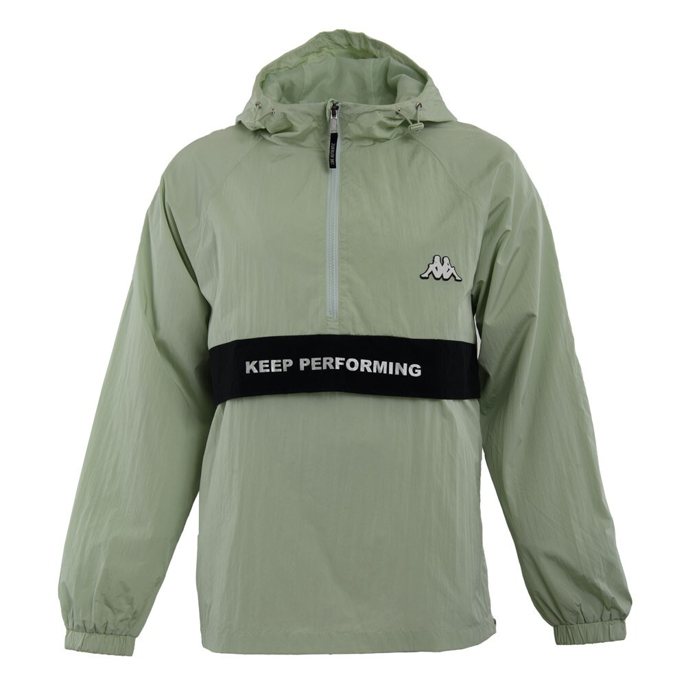 CORTAVIENTO MEN MINT WHITE BLACK - 1