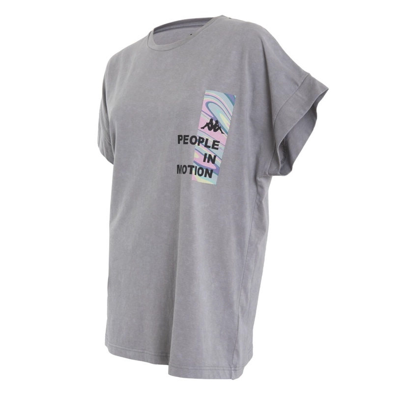 POLERA WOMEN PEOPLE IN MOTION GREY - 2
