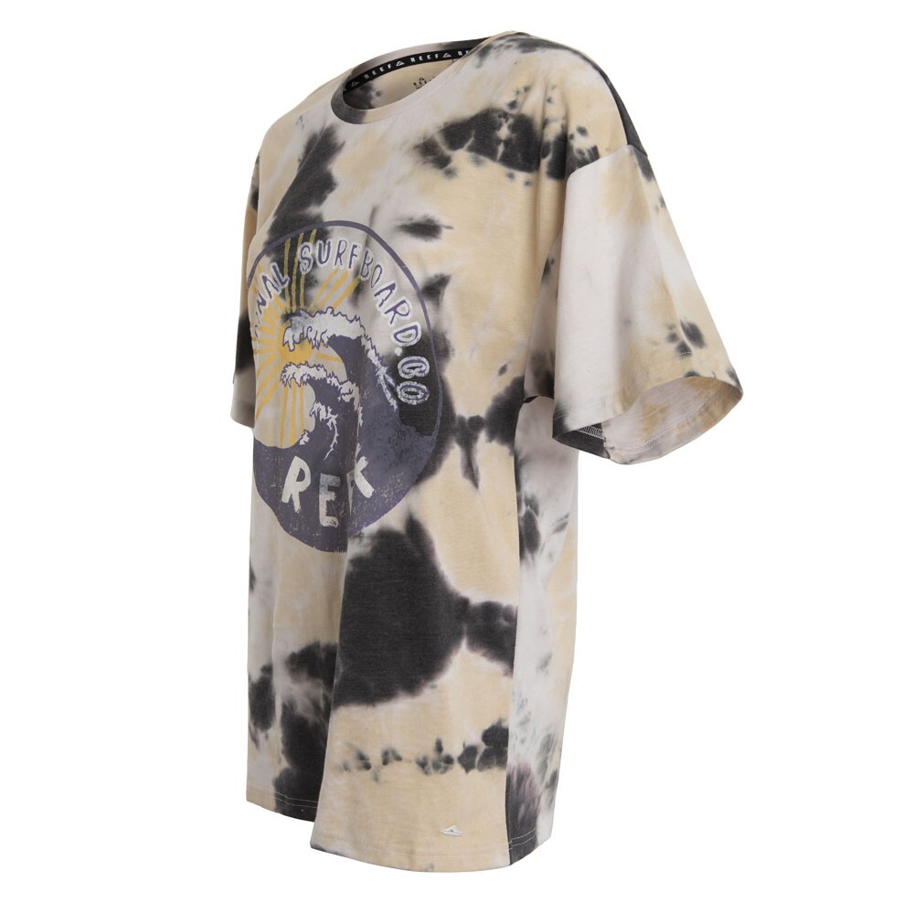 POLERA WOMEN OVERSIZE TIE DYE GREY BLACK - 2