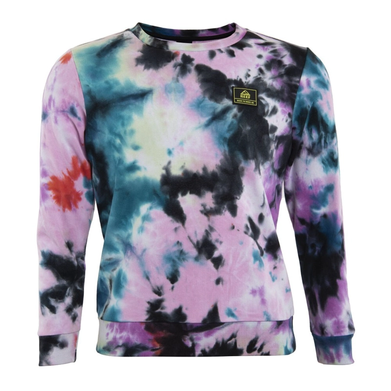 POLERON KIDS CREW TIE DYE PURPLE - 1