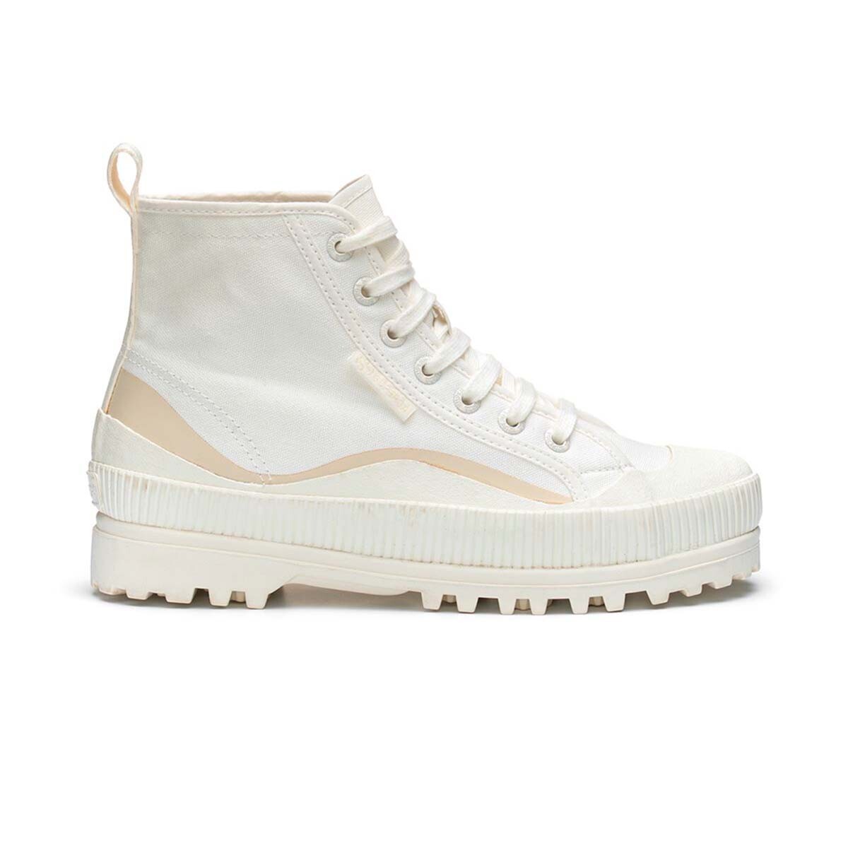 SUPERGA 2469 ALPINA WAVE HDRP WHITE BEIGE - 1
