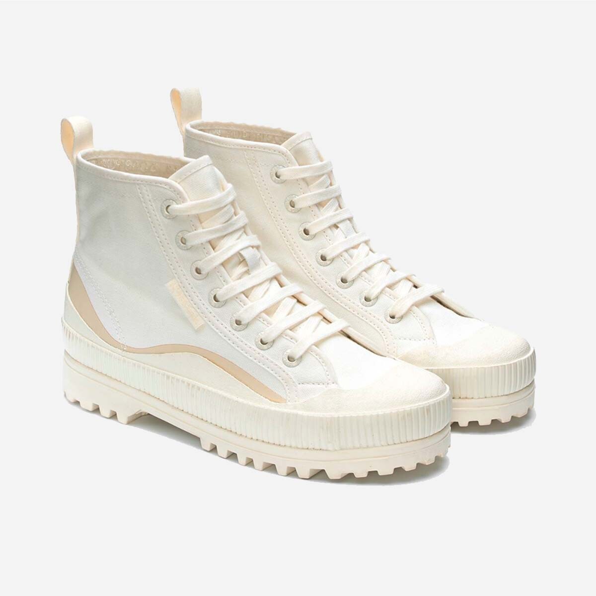 SUPERGA 2469 ALPINA WAVE HDRP WHITE BEIGE - 2
