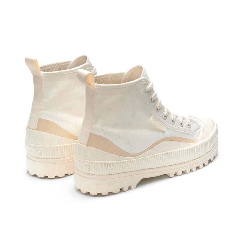 SUPERGA 2469 ALPINA WAVE HDRP WHITE BEIGE - 3