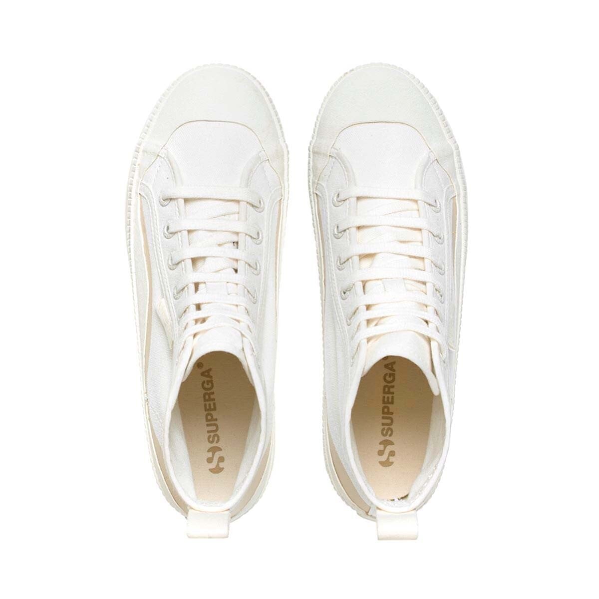 SUPERGA 2469 ALPINA WAVE HDRP WHITE BEIGE - 4