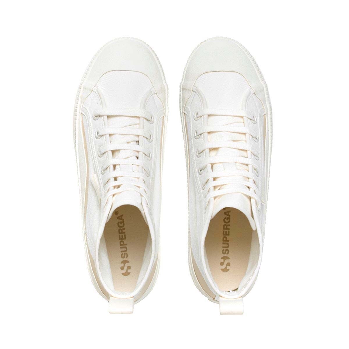 SUPERGA 2469 ALPINA WAVE HDRP WHITE BEIGE - 4