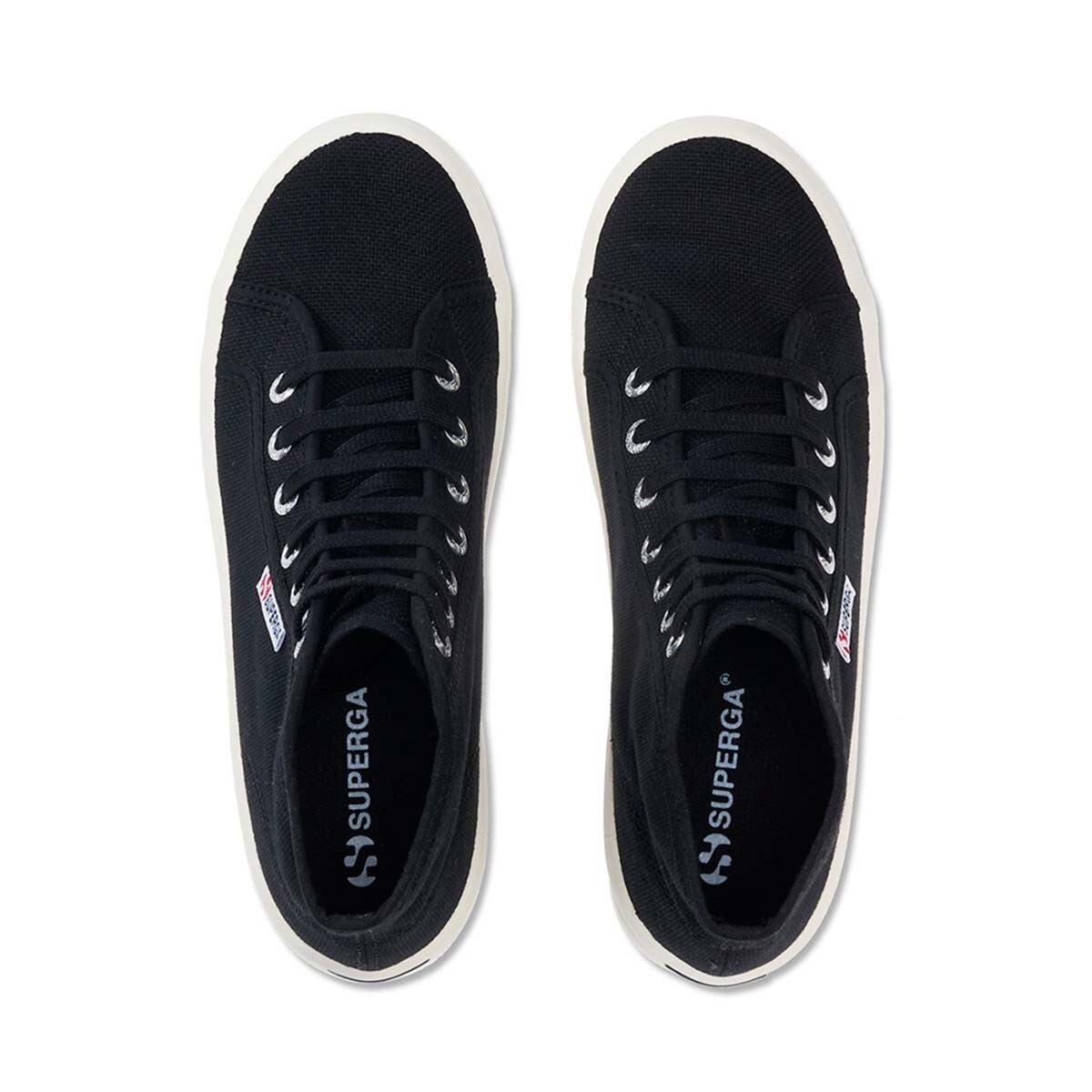 ZAPATILLAS MUJER SUPERGA URBANAS NEGRO S00GXG0ADK 2341 ALPINA BLACK F AVORIO - 4