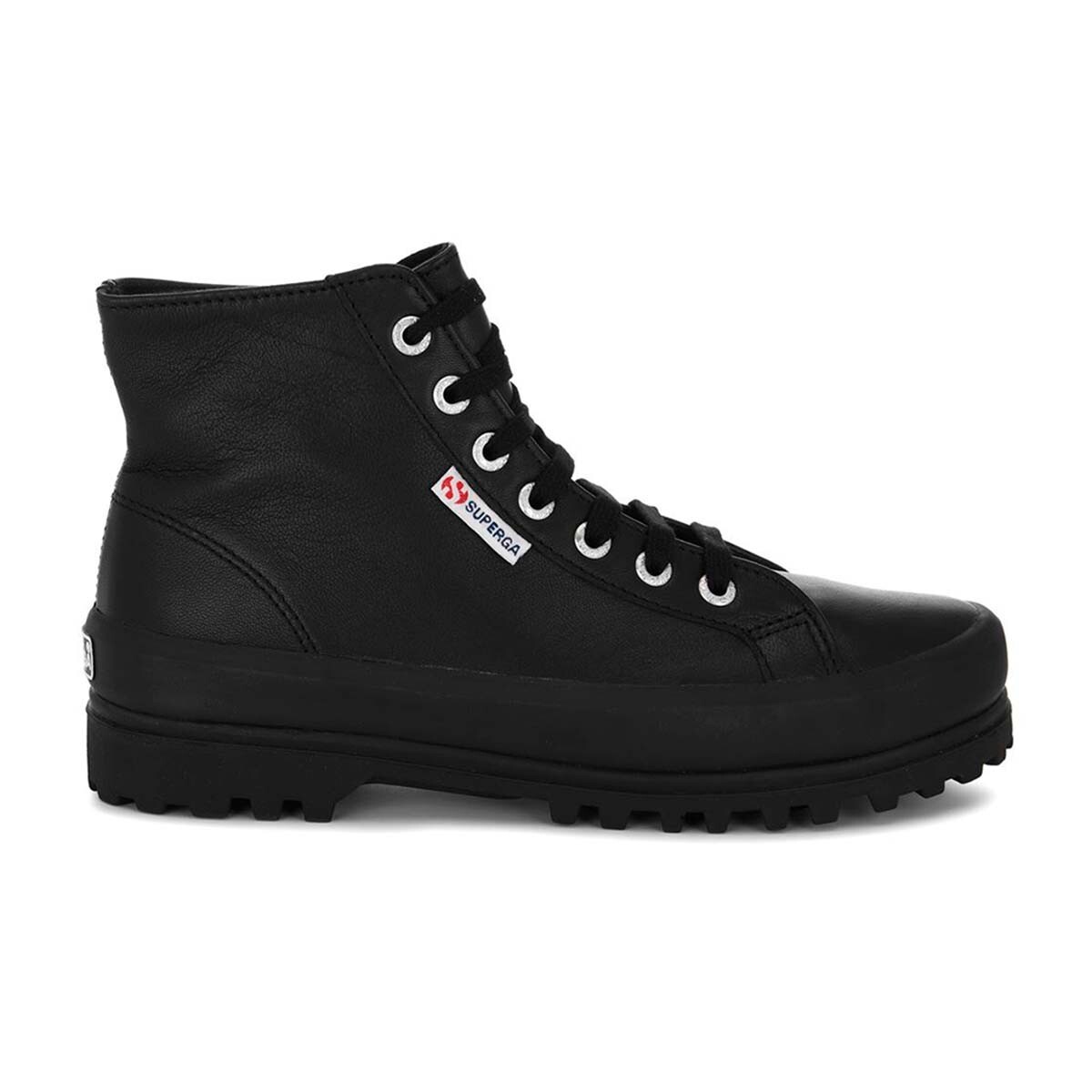 ZAPATILLAS MUJER SUPERGA URBANAS NEGRO S41188WA09 2341 ALPINA NAPPA FULL BLACK - 1