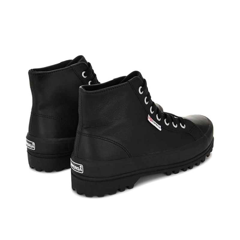 ZAPATILLAS MUJER SUPERGA URBANAS NEGRO S41188WA09 2341 ALPINA NAPPA FULL BLACK - 3