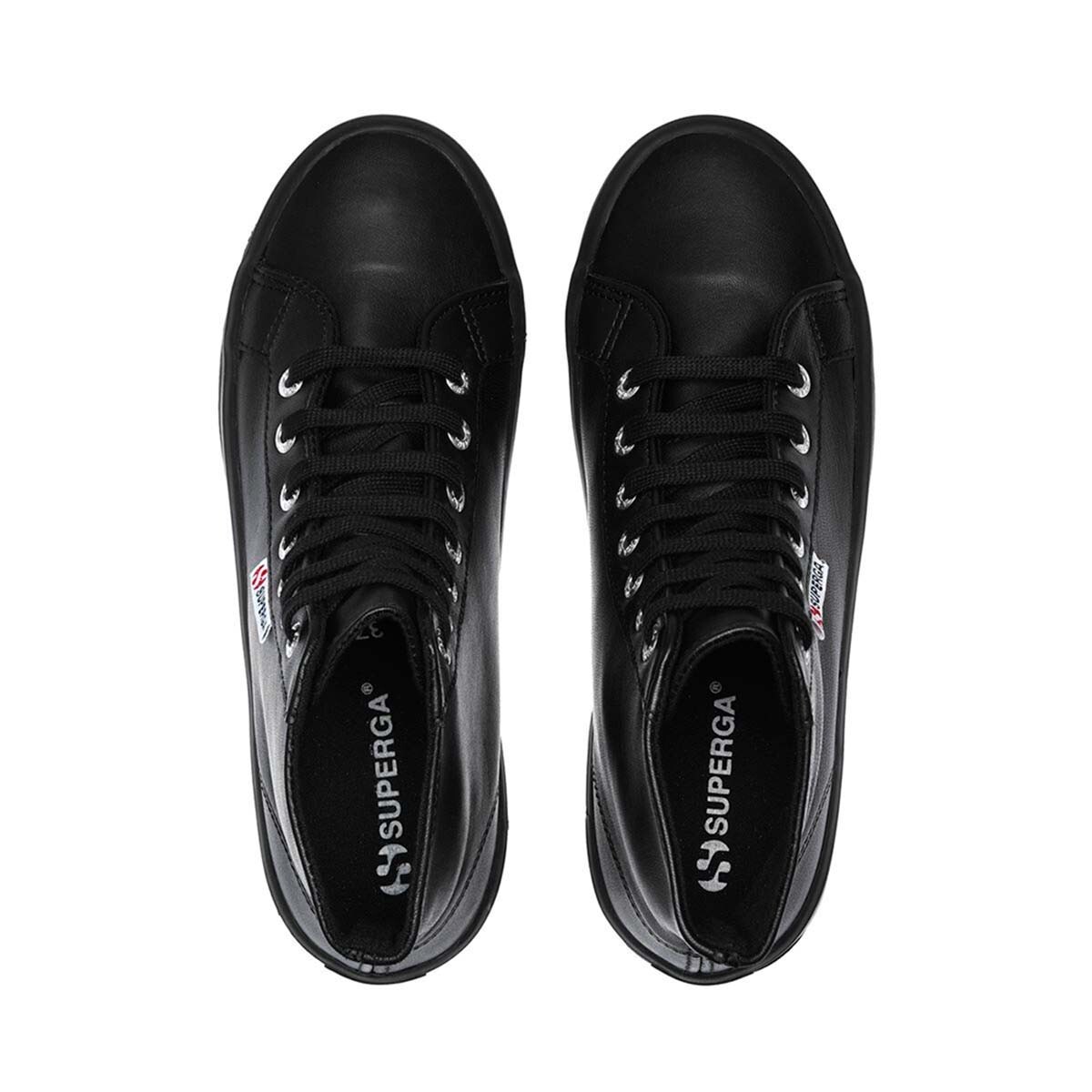 ZAPATILLAS MUJER SUPERGA URBANAS NEGRO S41188WA09 2341 ALPINA NAPPA FULL BLACK - 4
