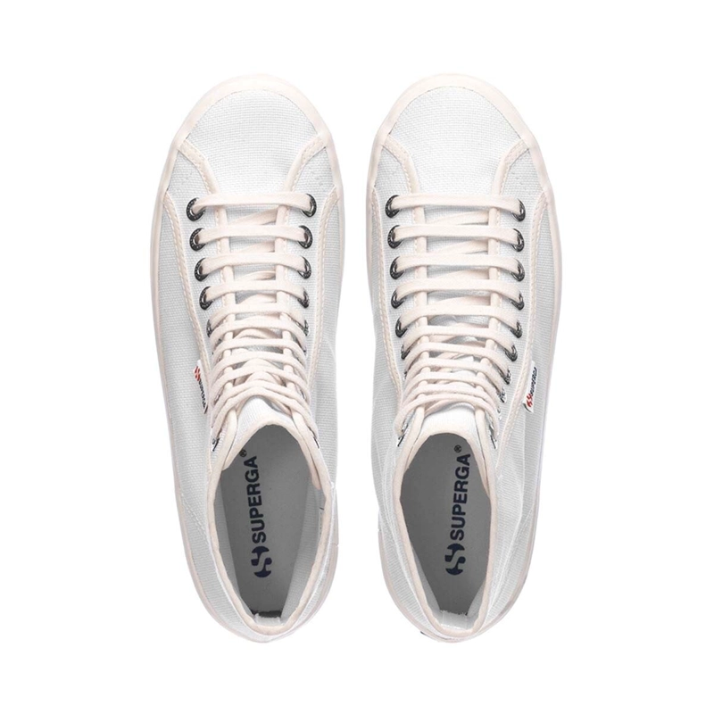 ZAPATILLAS MUJER SUPERGA URBANAS BLANCO 2636 ALPINA EMRATA WHITE OF WHITE - 4