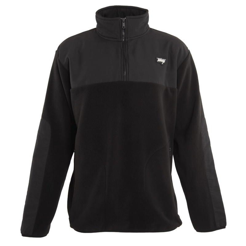 POLAR MEN HALF ZIP BLACK - 1