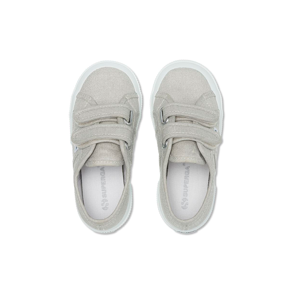 ZAPATILLA 2750 KIDS STRAP CANVAS GREY SILVER - 4