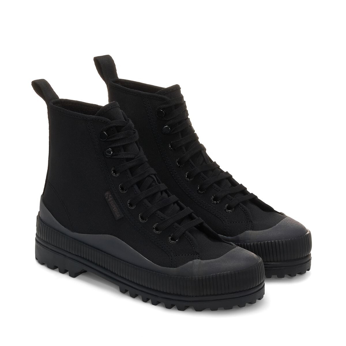 ZAPATILLAS MUJER SUPERGA URBANAS NEGRO S21249W997 2644 ALPINA NYLON JELLY WASH BLACK - 2