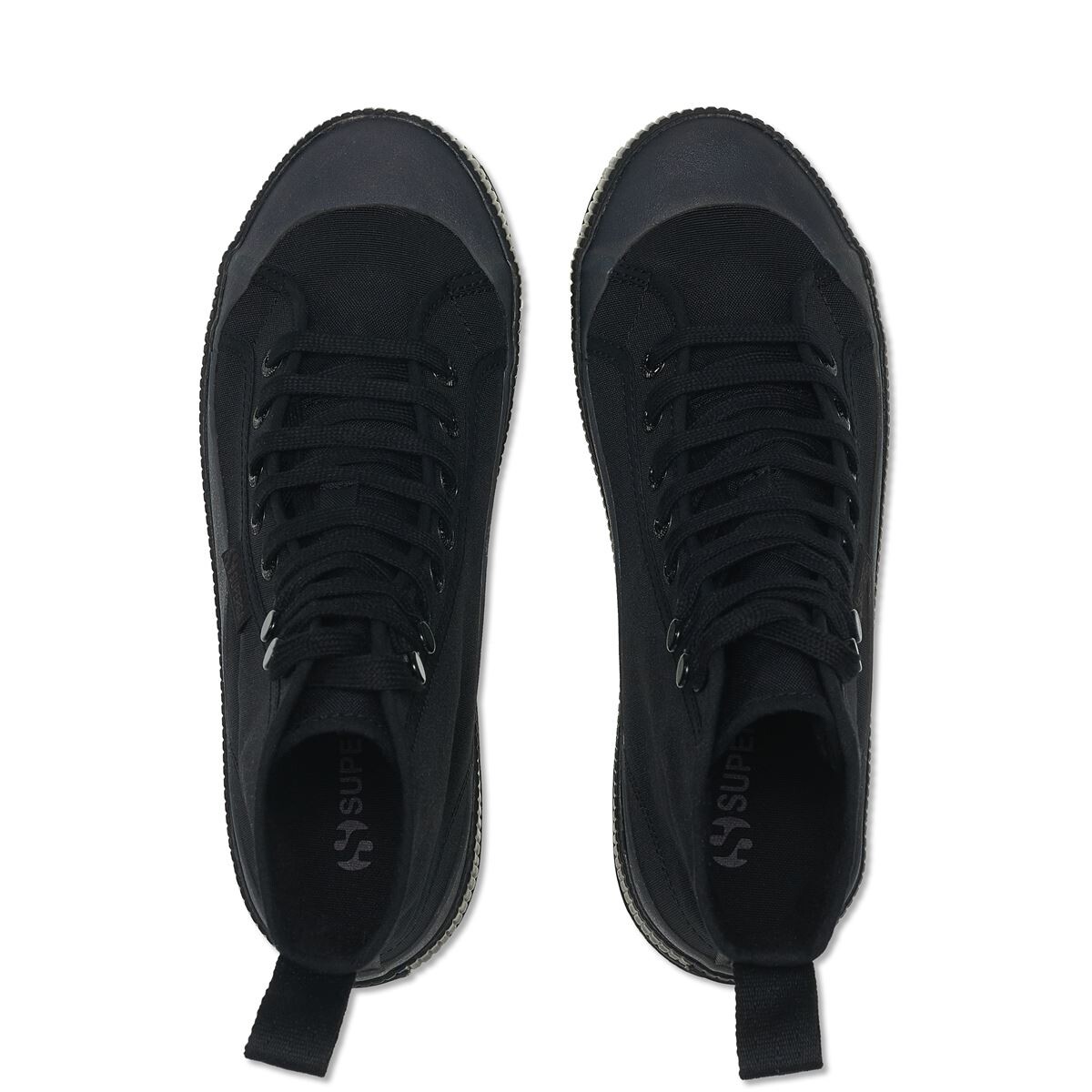 ZAPATILLAS MUJER SUPERGA URBANAS NEGRO S21249W997 2644 ALPINA NYLON JELLY WASH BLACK - 4