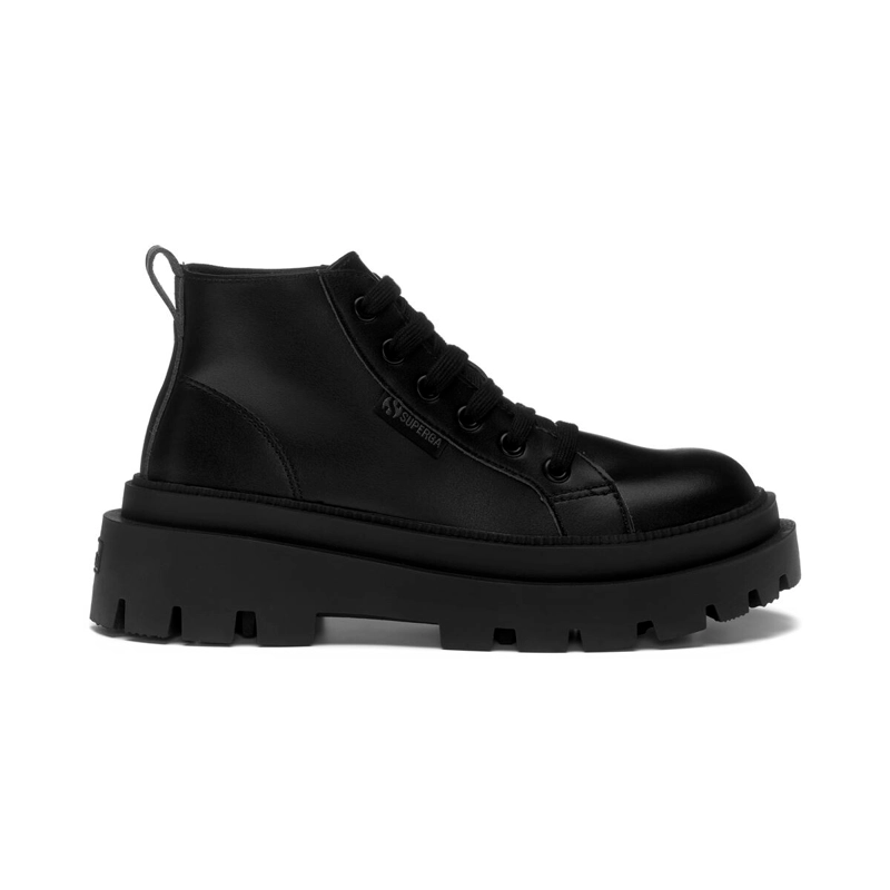 ZAPATILLAS MUJER SUPERGA URBANAS NEGRO S1171TWADM 3052 ALPINA APEX MEDIUM TOTAL BLACK - 1