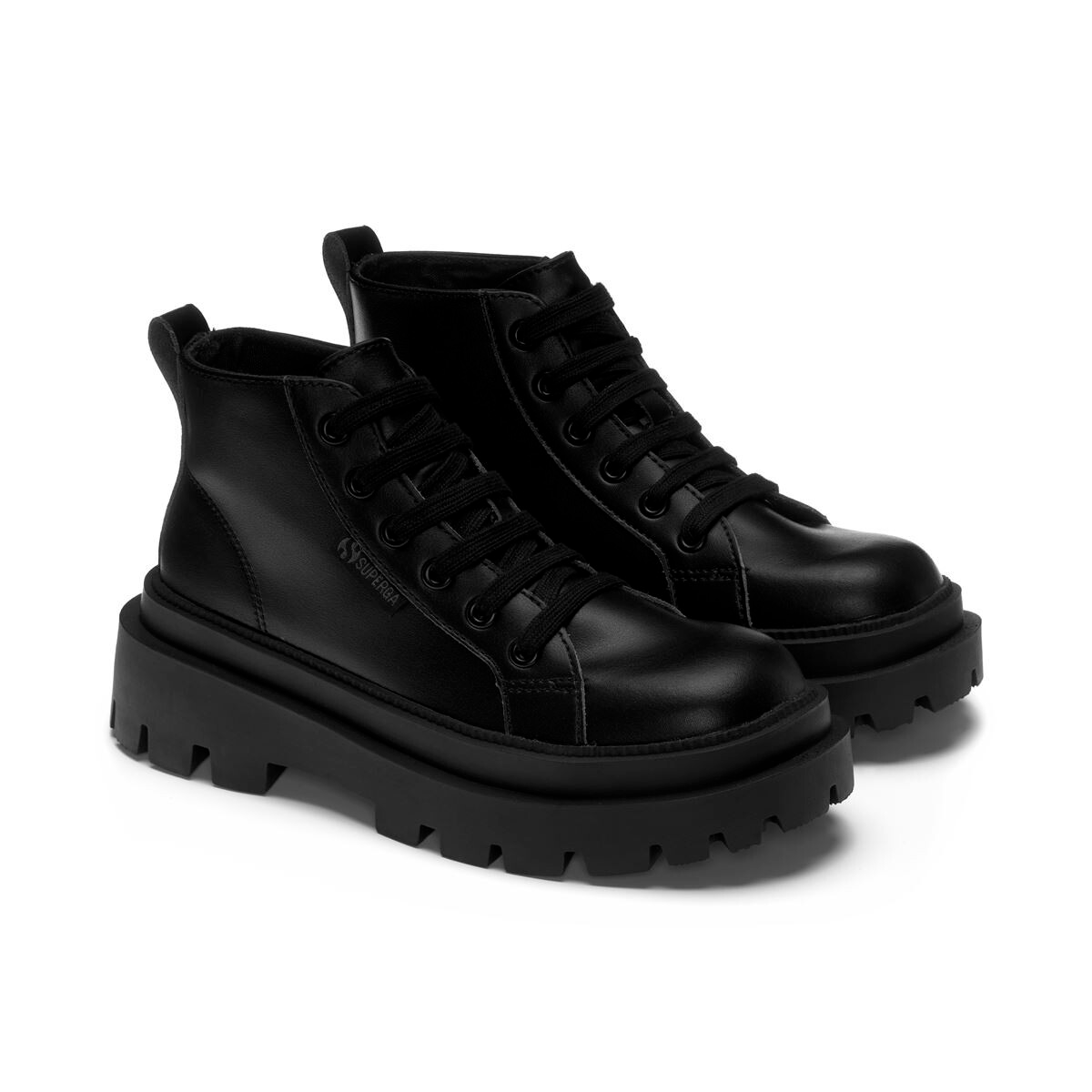 ZAPATILLAS MUJER SUPERGA URBANAS NEGRO S1171TWADM 3052 ALPINA APEX MEDIUM TOTAL BLACK - 2