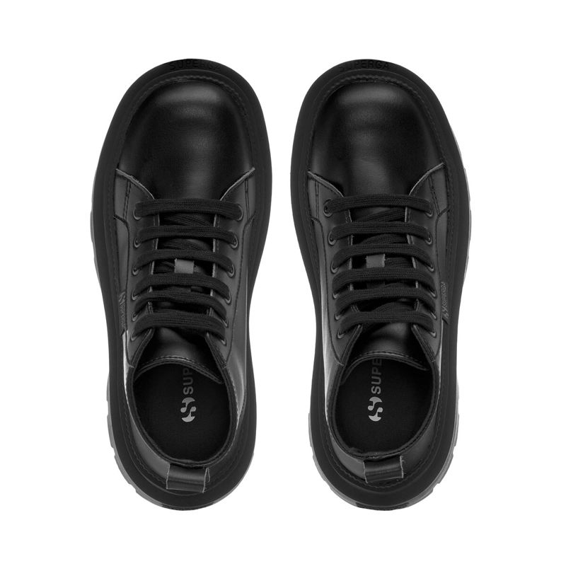 ZAPATILLAS MUJER SUPERGA URBANAS NEGRO S1171TWADM 3052 ALPINA APEX MEDIUM TOTAL BLACK - 4