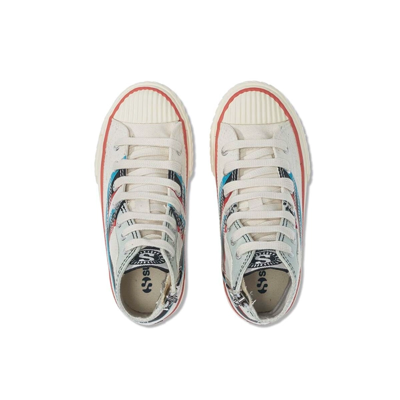 ZAPATILLA 2946 KIDS COLLEGE BEIGE GREEN ICEBERG - 3