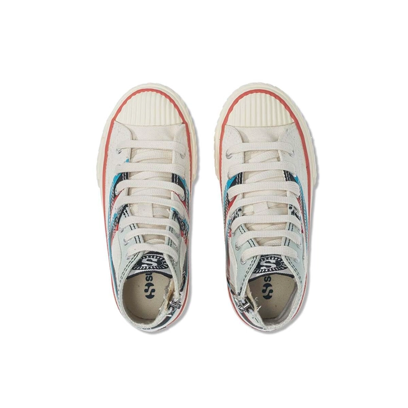 ZAPATILLA 2946 KIDS COLLEGE BEIGE GREEN ICEBERG - 3