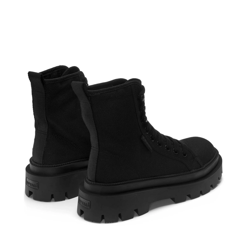 ZAPATILLAS MUJER SUPERGA URBANAS NEGRO 3051 ALPINA APEX HIGH TOTAL BLACK - 3