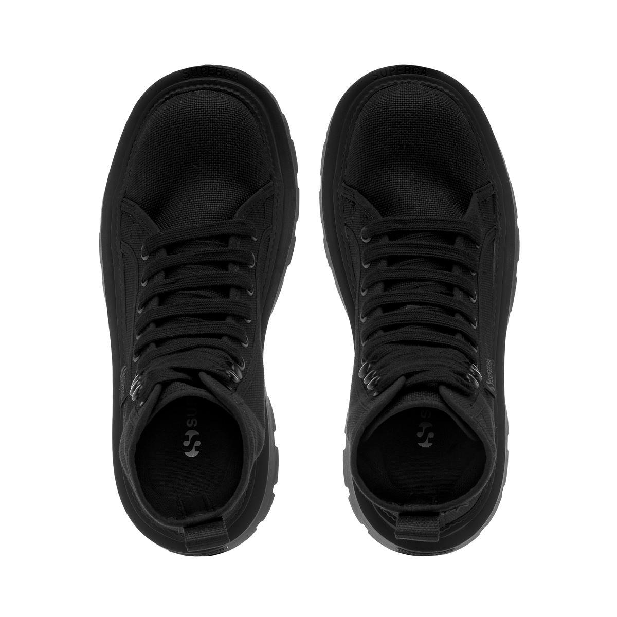 ZAPATILLAS MUJER SUPERGA URBANAS NEGRO 3051 ALPINA APEX HIGH TOTAL BLACK - 4