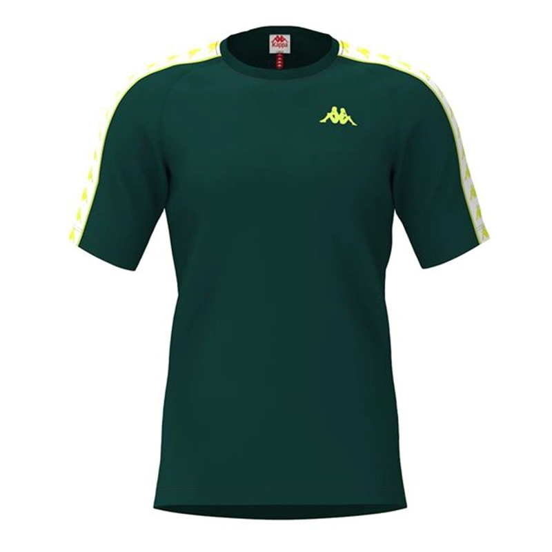 POLERA BANDA COEN MEN SLIM GREEN WHITE LIME - 1