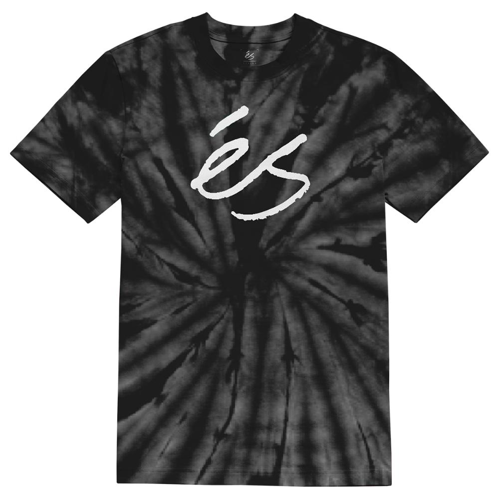 POLERA SCRIPT TYE DYE TEE BLACK - 1