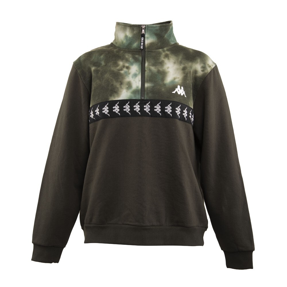 POLERON MEN HALF ZIP DARK GREEN - 1