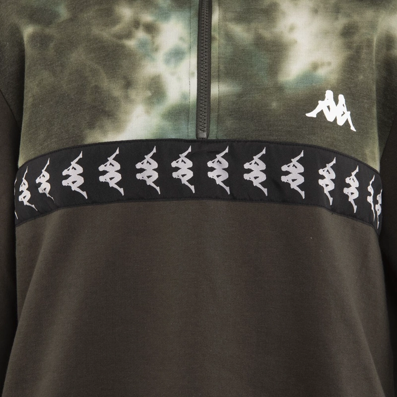 POLERON MEN HALF ZIP DARK GREEN - 4