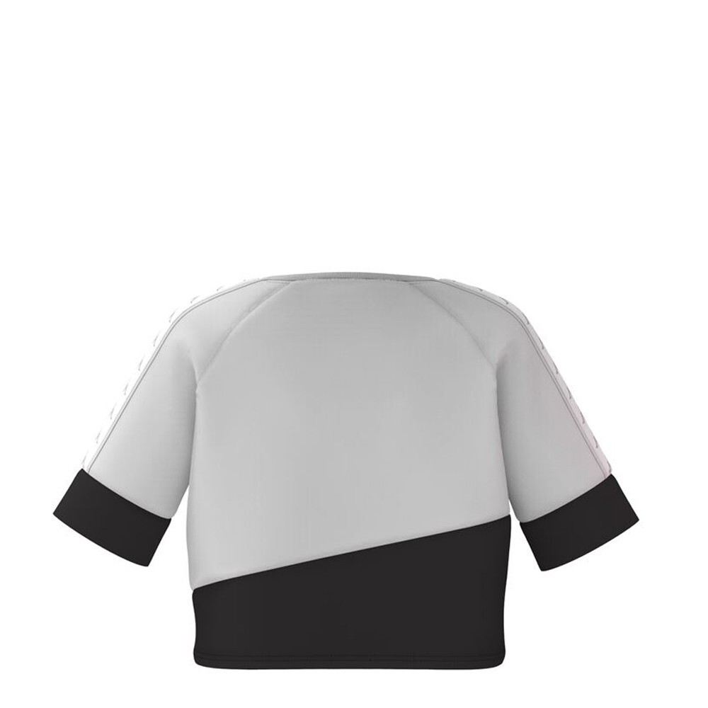 POLERA CROP 222 BANDA BALIMNOS WOMEN WHITE BLACK GREY - 3