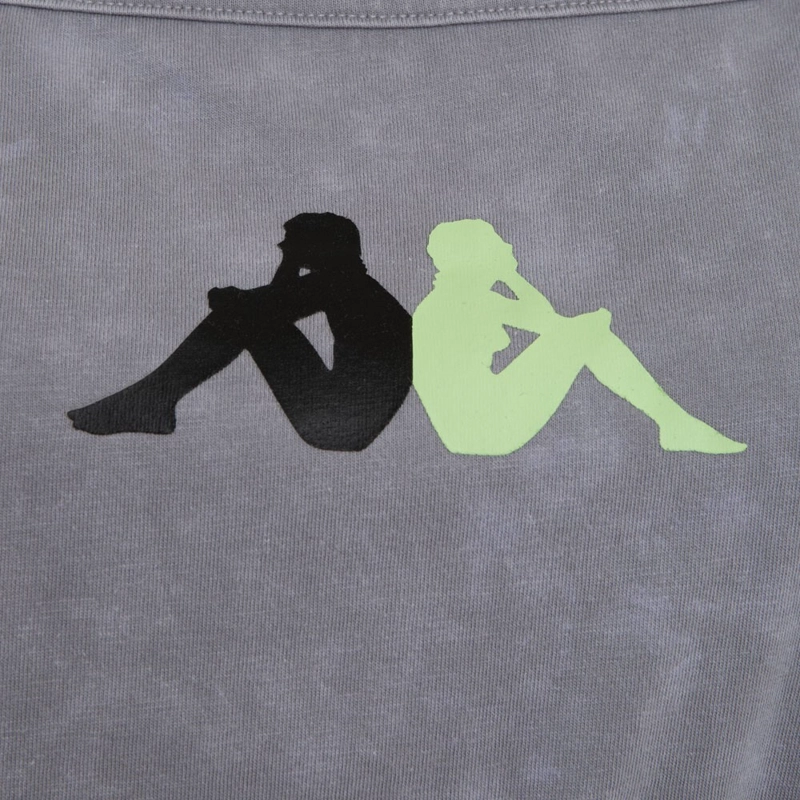 ENTERITO MUJER KAPPA GREY OMINI BLACK GREEN - 4